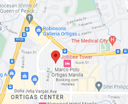 Google Map of 15/F Jollibee Tower,12 Emerald Ave, San Antonio,Pasig City 1605, Metro Manila,Philippines